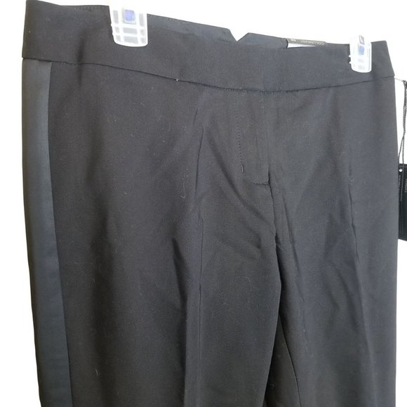 Express Womens 6R Black Tuxedo Striped Columnist S - Picture 4 of 10